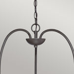 Quoizel Chandelier from the Trilogy range. Trilogy 3 Light Chandelier Product Code = QZ-TRILOGY3