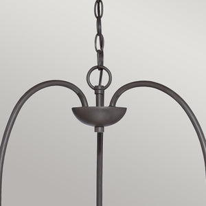 Quoizel Chandelier from the Trilogy range. Trilogy 3 Light Chandelier Product Code = QZ-TRILOGY3