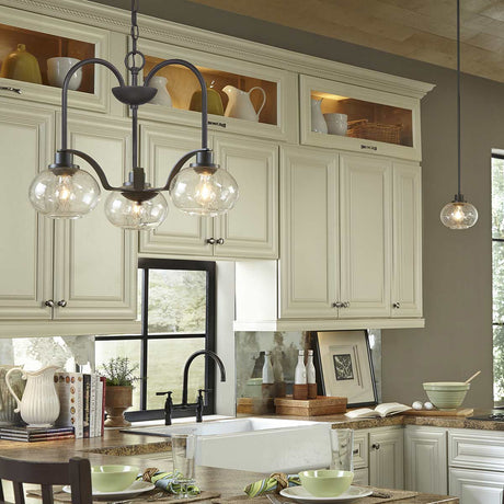 Quoizel Chandelier from the Trilogy range. Trilogy 3 Light Chandelier Product Code = QZ-TRILOGY3