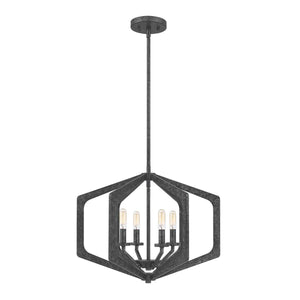 Quoizel Pendant from the Vanguard range. Vanguard 4 Light Pendant Product Code = QZ-VANGUARD-4P-OK