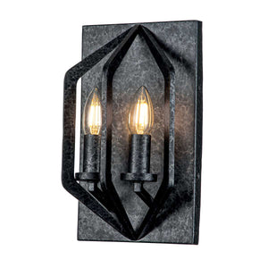 Quoizel Wall Light from the Vanguard range. Vanguard 2 Light Wall Light Product Code = QZ-VANGUARD2-OK