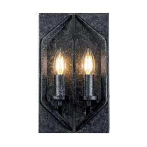 Quoizel Wall Light from the Vanguard range. Vanguard 2 Light Wall Light Product Code = QZ-VANGUARD2-OK
