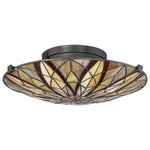 Quoizel Ceiling Semi-Flush from the Victory range. 2 Light Victory Semi-Flush Product Code = QZ-VICTORY-SF