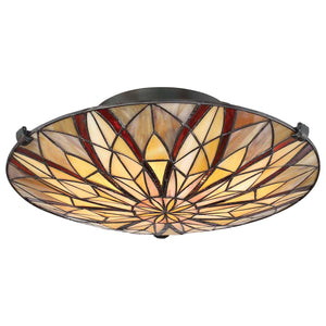 Quoizel Ceiling Semi-Flush from the Victory range. 2 Light Victory Semi-Flush Product Code = QZ-VICTORY-SF