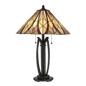 Quoizel Table Lamp from the Victory range. 2 Light Victory Table Lamp Product Code = QZ-VICTORY-TL