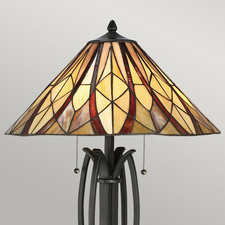 Quoizel Table Lamp from the Victory range. 2 Light Victory Table Lamp Product Code = QZ-VICTORY-TL