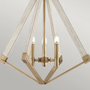 Quoizel Chandelier from the View Point range. View Point 3 Light Chandelier Product Code = QZ-VIEW-POINT-S