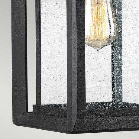 Quoizel Outdoor Wall Light from the Wakefield range. Wakefield 1 Wall Lantern - Medium Product Code = QZ-WAKEFIELD-M-TBK