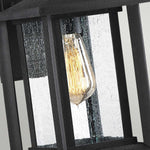 Quoizel Outdoor Wall Light from the Wakefield range. Wakefield 1 Wall Lantern - Small – SKU QZ-WAKEFIELD-S-TBK