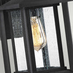 Quoizel Outdoor Wall Light from the Wakefield range. Wakefield 1 Wall Lantern - Small Product Code = QZ-WAKEFIELD-S-TBK