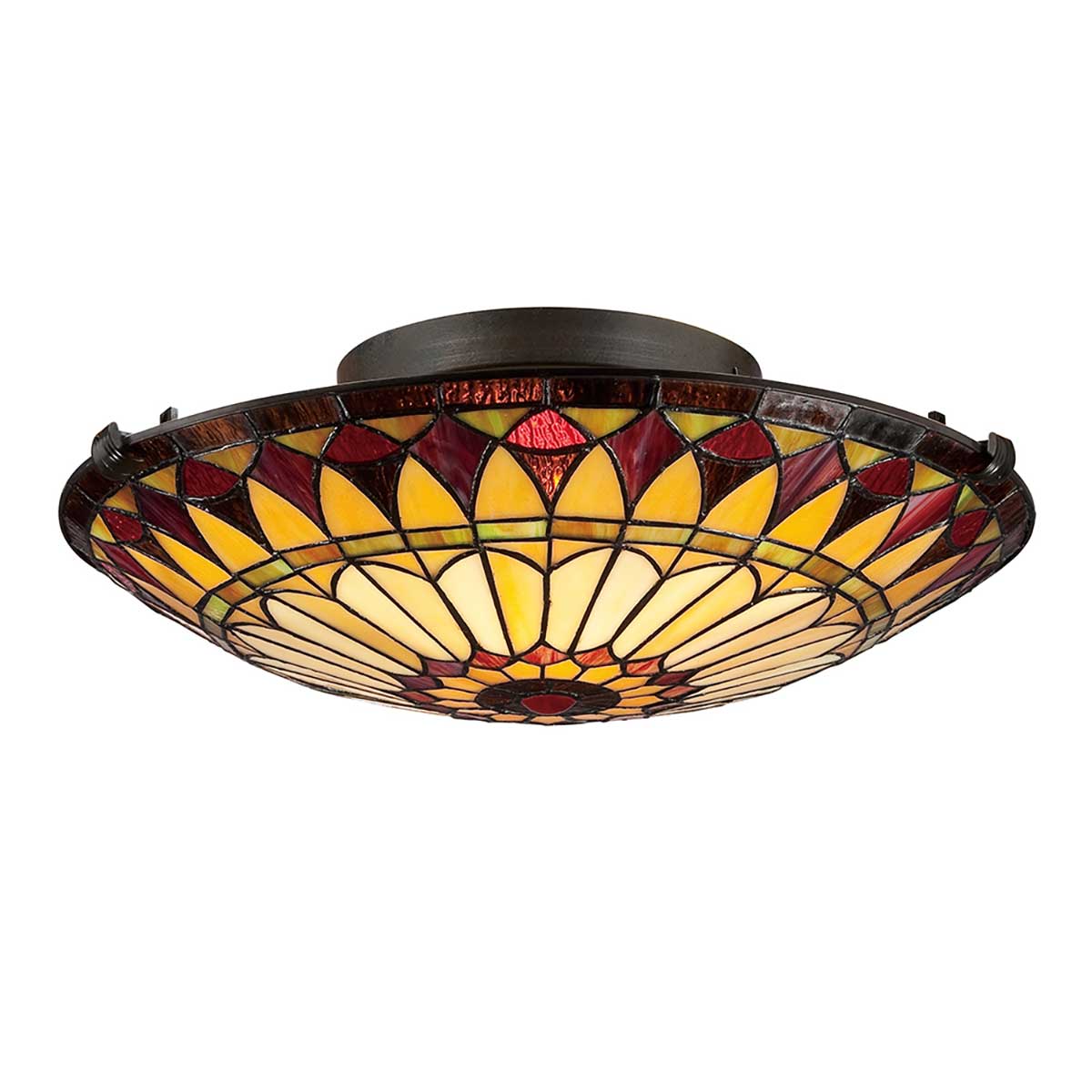 Quoizel Ceiling Flush from the West End range. West End 2 Light Medium Floating Flush Product Code = QZ-WEST-END-F