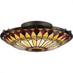 Quoizel Ceiling Flush from the West End range. West End 2 Light Medium Floating Flush – SKU QZ-WEST-END-F