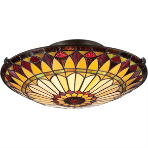 Quoizel Ceiling Flush from the West End range. West End 2 Light Medium Floating Flush Product Code = QZ-WEST-END-F