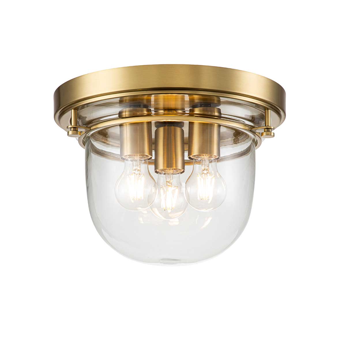 Quoizel Ceiling Flush from the Whistling range. Whistling 3 Light Flush Product Code = QZ-WHISTLING-F-BB