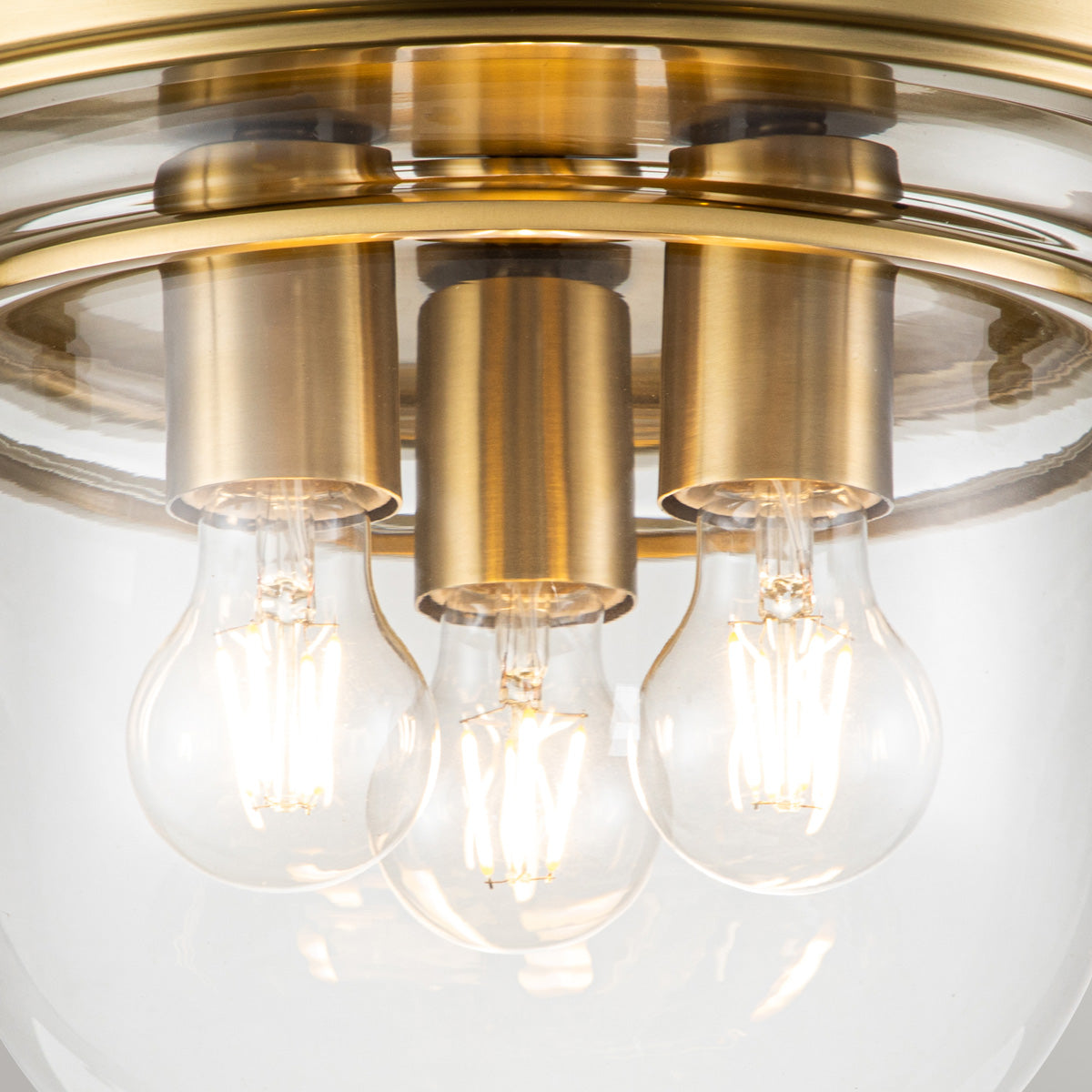 Quoizel Ceiling Flush from the Whistling range. Whistling 3 Light Flush Product Code = QZ-WHISTLING-F-BB