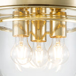 Quoizel Ceiling Flush from the Whistling range. Whistling 3 Light Flush Product Code = QZ-WHISTLING-F-PB
