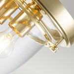 Quoizel Ceiling Flush from the Whistling range. Whistling 3 Light Flush Product Code = QZ-WHISTLING-F-PB