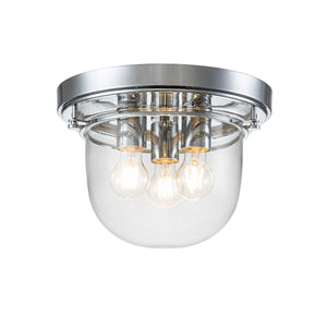 Quoizel Ceiling Flush from the Whistling range. Whistling 3 Light Flush Product Code = QZ-WHISTLING-F-PC