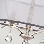Quoizel Ceiling Semi-Flush from the Whitney range. Whitney 3 Light Semi-Flush/Pendant  Product Code = QZ-WHITNEY-SF