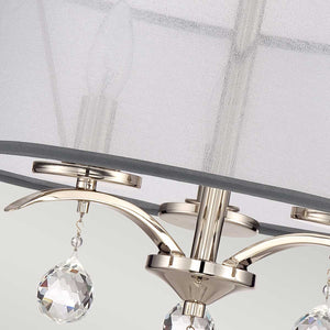 Quoizel Ceiling Semi-Flush from the Whitney range. Whitney 3 Light Semi-Flush/Pendant  Product Code = QZ-WHITNEY-SF