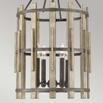 Quoizel Pendant from the Wood Hollow range. Wood Hollow 4 Light Chandelier Product Code = QZ-WOOD-HOLLOW-4P