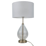 Magnalux Rayna Crystal Antique Brass Table Lamp Part Number - RAY01ABTL