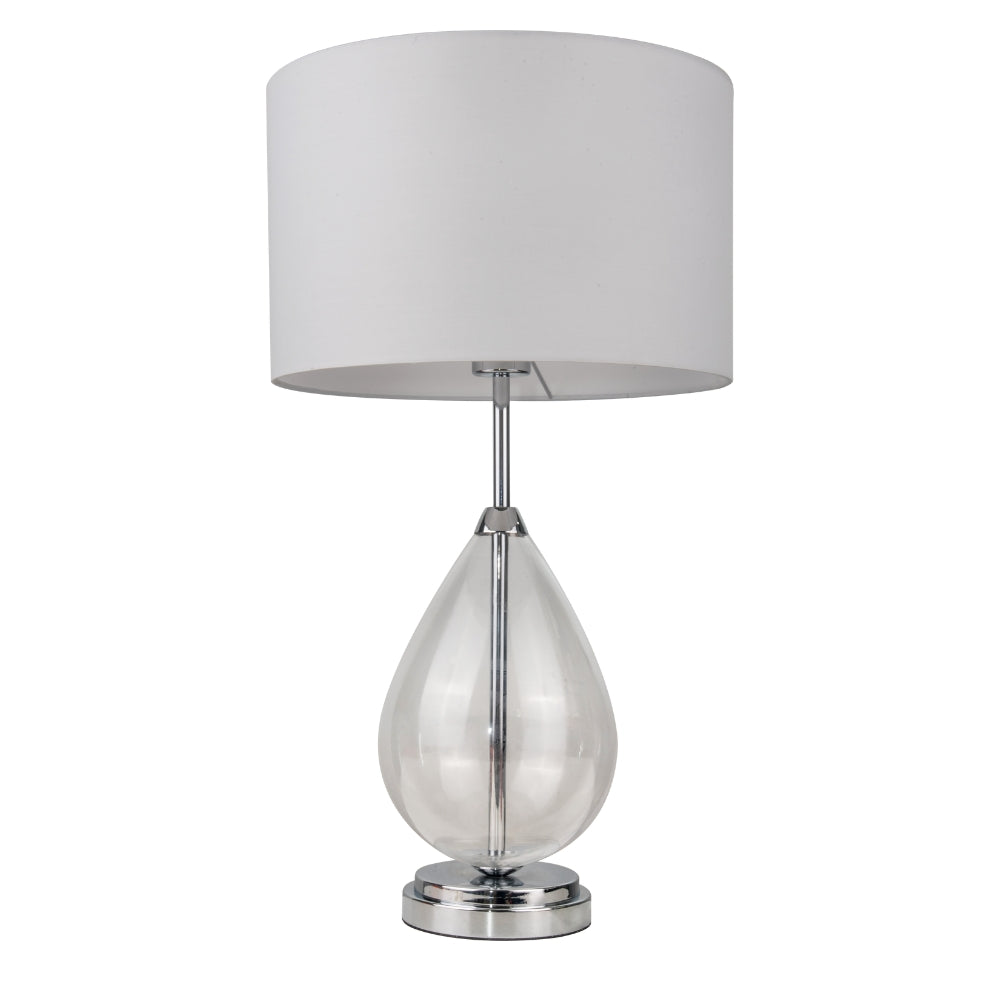 Magnalux Rayna Crystal Polished Chrome Table Lamp Part Number - RAY01CHTL