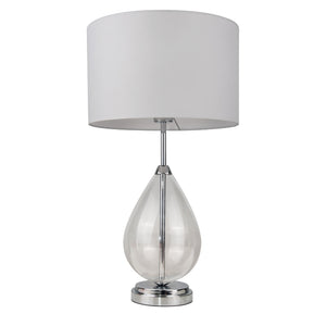 Magnalux Rayna Crystal Polished Chrome Table Lamp Part Number - RAY01CHTL