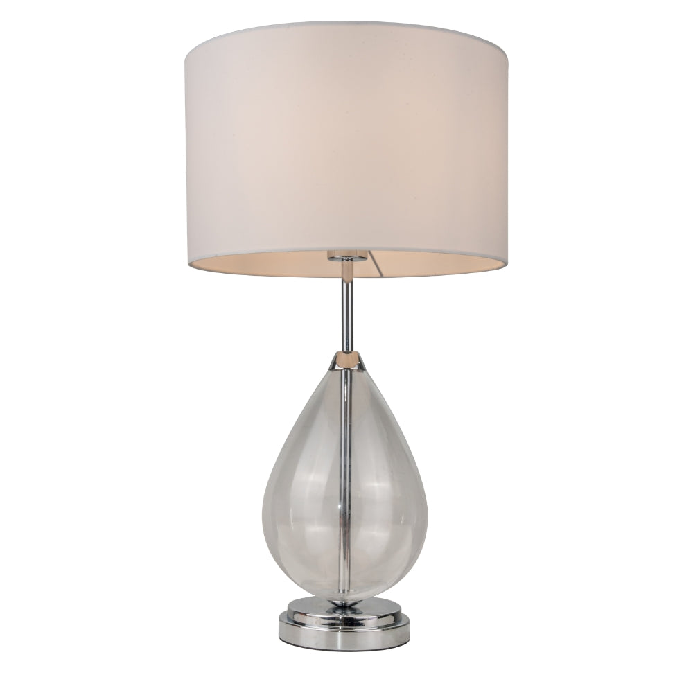 Magnalux Rayna Crystal Polished Chrome Table Lamp Part Number - RAY01CHTL