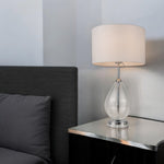 Magnalux Rayna Crystal Polished Chrome Table Lamp Part Number - RAY01CHTL