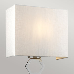 Elstead Lighting  Wall Light from the Ria range. Ria Medium 1 Light Wall Light Product Code = RIA-MEDIUM-PC