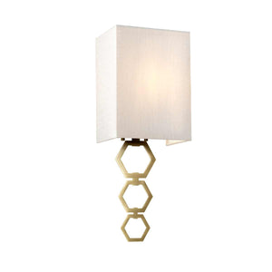 Elstead Lighting Wall Light from the Ria range. Ria Small 1 Light Wall Light Product Code = RIA-SMALL-AB
