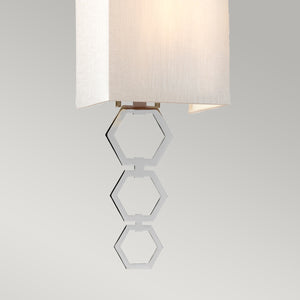 Elstead Lighting Wall Light from the Ria range. Ria Small 1 Light Wall Light Product Code = RIA-SMALL-PC