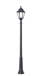 Magnalux Ricu/Noemi Black Clear E27 Tall Single Post Light Part Number - RICU/NOEMI