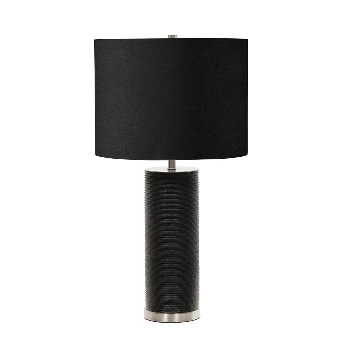 Elstead Lighting Table Lamp from the Ripple range. Ripple 1 Light Table Lamp - Black Product Code = RIPPLE-TL-BLK