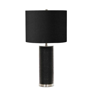 Elstead Lighting Table Lamp from the Ripple range. Ripple 1 Light Table Lamp - Black Product Code = RIPPLE-TL-BLK