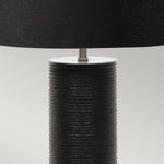 Elstead Lighting Table Lamp from the Ripple range. Ripple 1 Light Table Lamp - Black Product Code = RIPPLE-TL-BLK