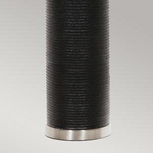 Elstead Lighting Table Lamp from the Ripple range. Ripple 1 Light Table Lamp - Black Product Code = RIPPLE-TL-BLK