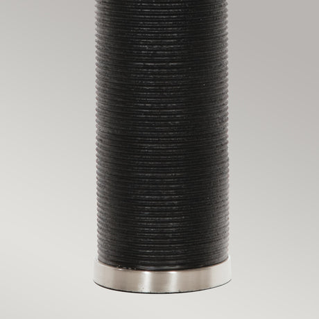 Elstead Lighting Table Lamp from the Ripple range. Ripple 1 Light Table Lamp - Black Product Code = RIPPLE-TL-BLK