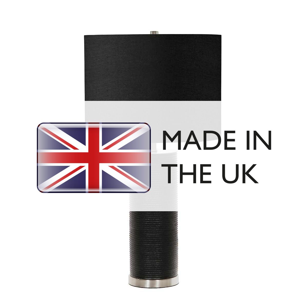 Elstead Lighting Table Lamp from the Ripple range. Ripple 1 Light Table Lamp - Black – SKU RIPPLE-TL-BLK