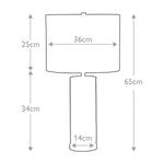 Elstead Lighting Table Lamp from the Ripple range. Ripple 1 Light Table Lamp - Black – SKU RIPPLE-TL-BLK