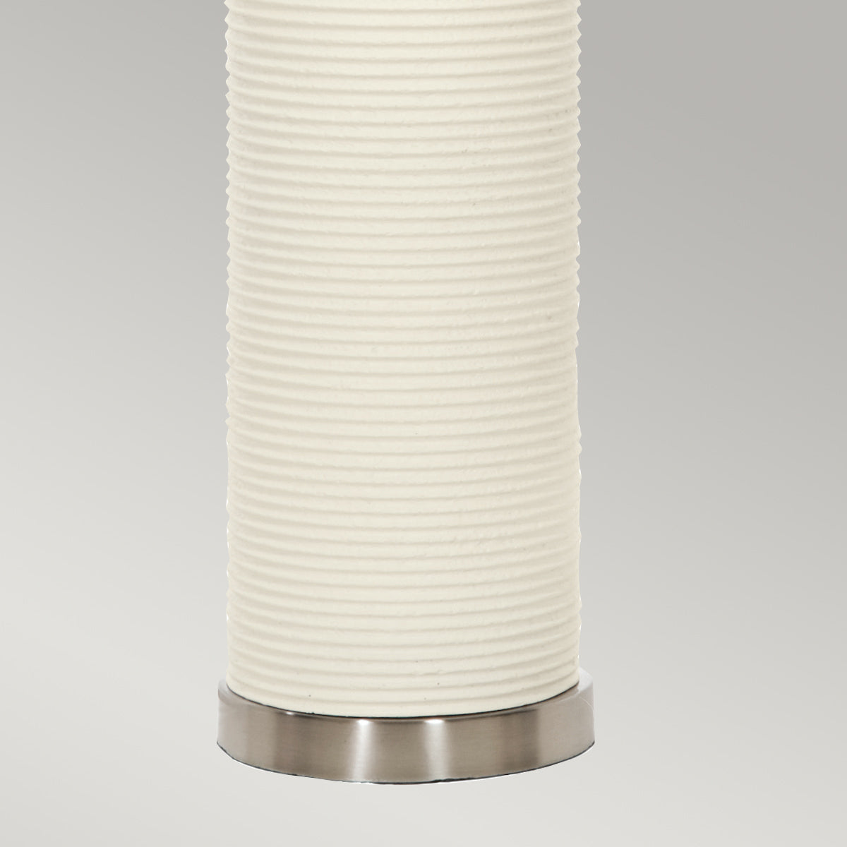 Elstead Lighting Table Lamp from the Ripple range. Ripple 1 Light Table Lamp - White with Black Shade Product Code = RIPPLE-TL-WHT-B
