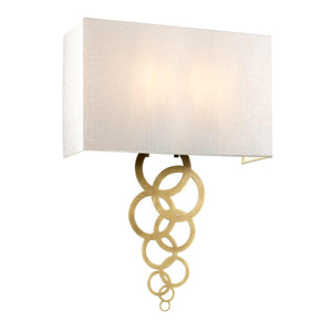 Elstead Lighting  Wall Light from the Rosa range. Rosa Large 2 Light Wall Light Product Code = ROSA-LARGE-AB