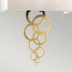 Elstead Lighting  Wall Light from the Rosa range. Rosa Large 2 Light Wall Light Product Code = ROSA-LARGE-AB