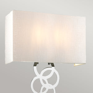 Elstead Lighting  Wall Light from the Rosa range. Rosa Large 2 Light Wall Light Product Code = ROSA-LARGE-PC