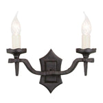 Elstead Lighting Wall Light from the Rectory range. Rectory 2 Light Wall Product Code = RY2B-BLACK