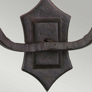 Elstead Lighting Wall Light from the Rectory range. Rectory 2 Light Wall Product Code = RY2B-BLACK