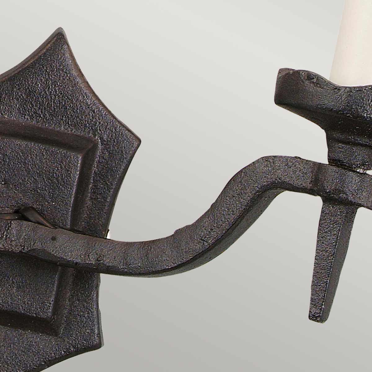 Elstead Lighting Wall Light from the Rectory range. Rectory 2 Light Wall Product Code = RY2B-BLACK