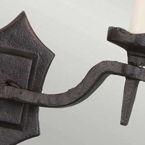Elstead Lighting Wall Light from the Rectory range. Rectory 2 Light Wall Product Code = RY2B-BLACK