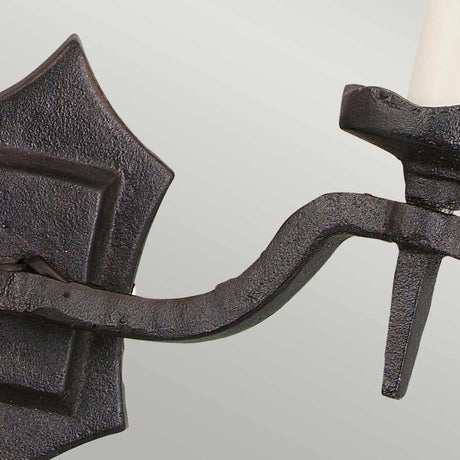 Elstead Lighting Wall Light from the Rectory range. Rectory 2 Light Wall Product Code = RY2B-BLACK